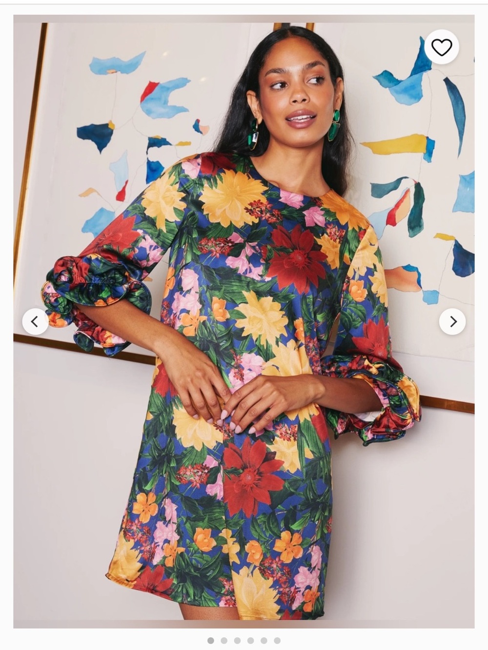 NWT ABBEY GLASS Bronwyn Dress Bloom Floral